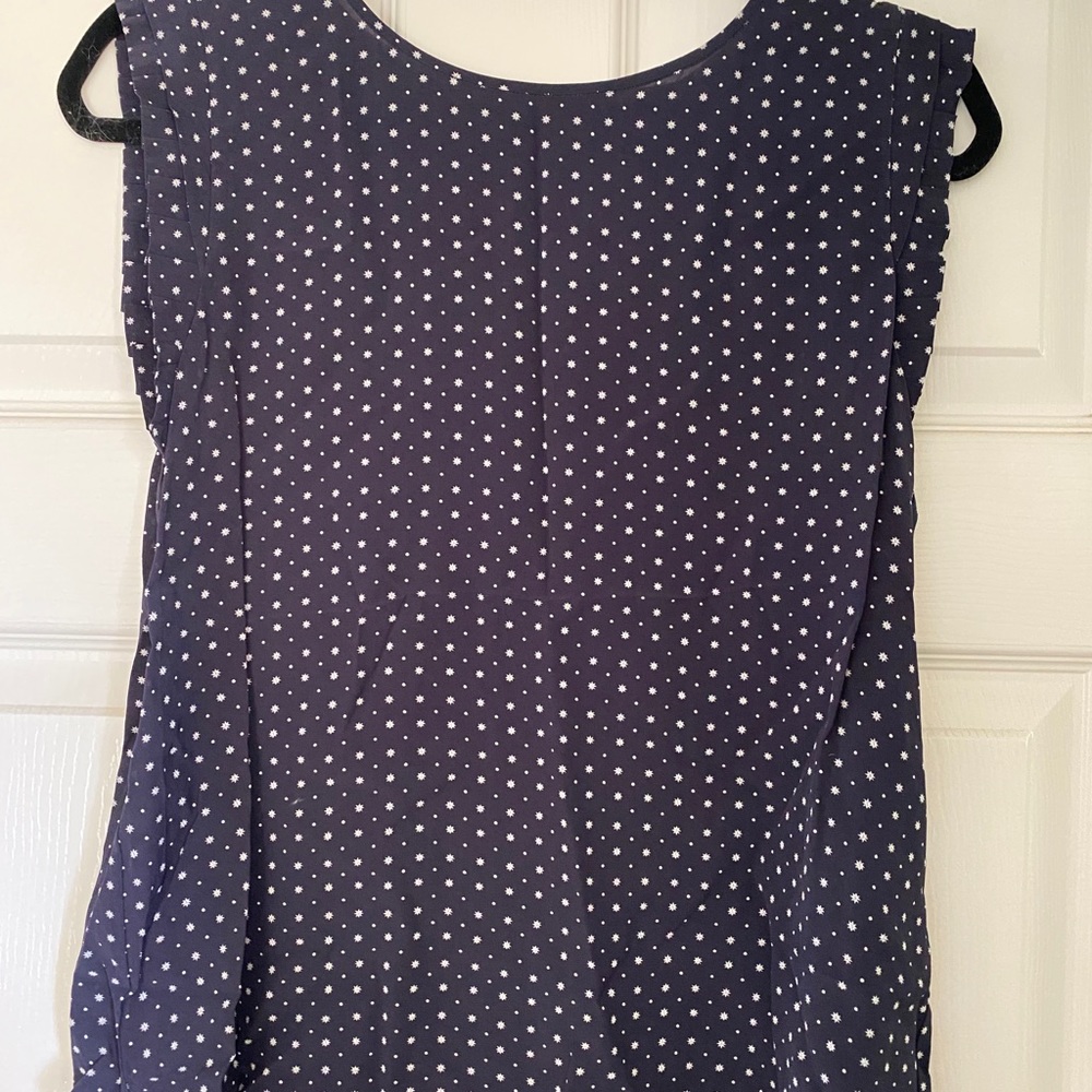 Joie Laurelle Print Woven Top in Midnight - Small NWT $125.  "New with tags".